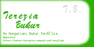 terezia bukur business card